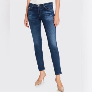 AG Prima Cigarette Ankle Dark Wash Jeans